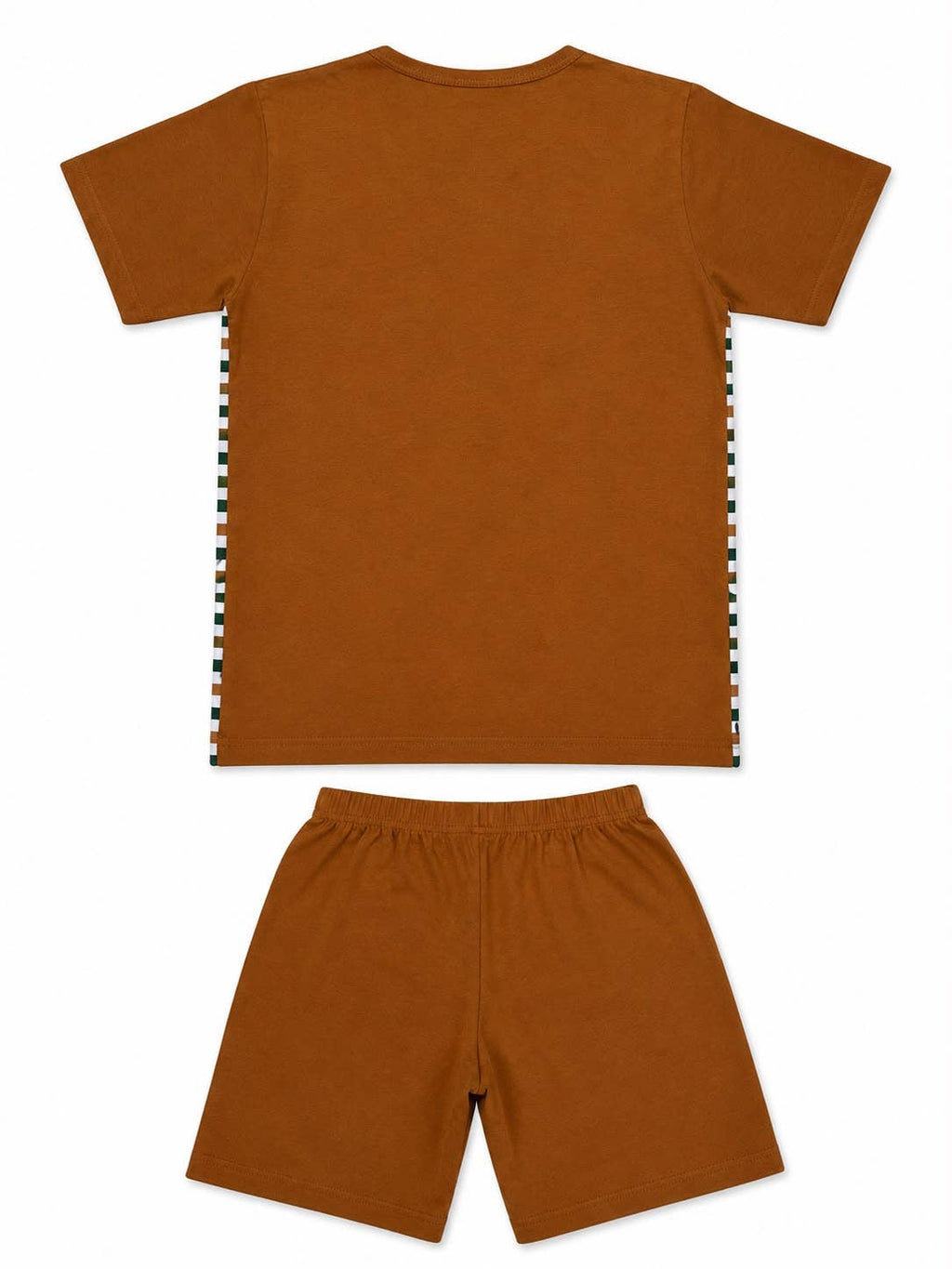 Children's Pajamas 100% Cotton | T-shirt and Shorts: Riscas / 6A