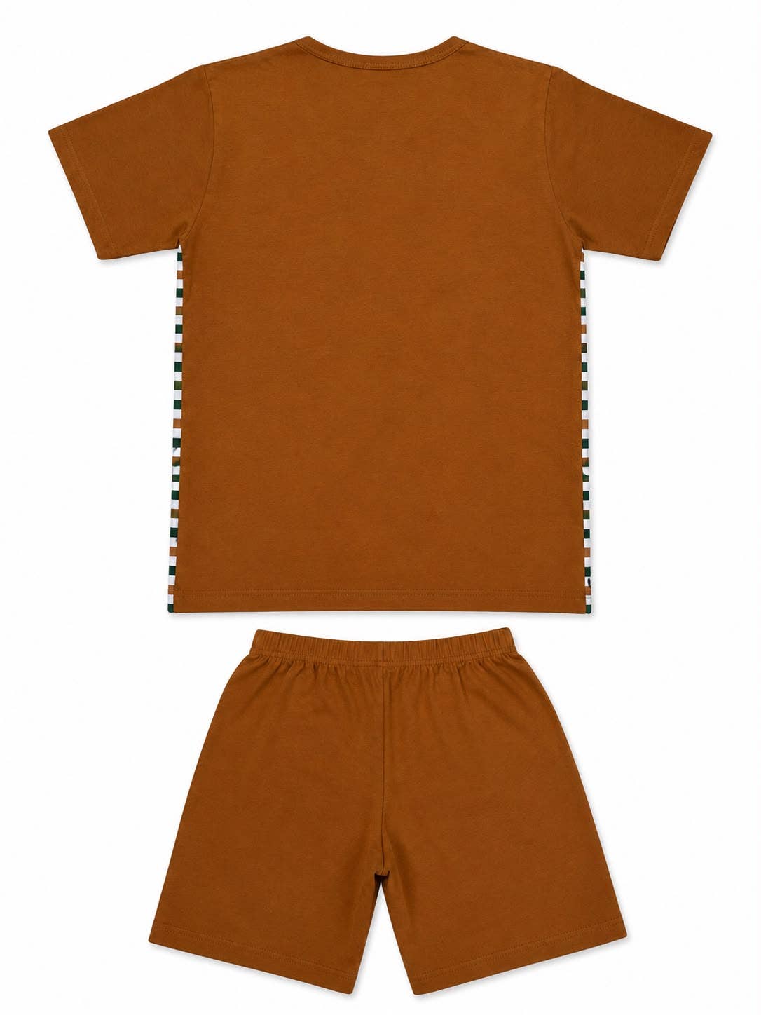 Children's Pajamas 100% Cotton | T-shirt and Shorts: Riscas / 6A