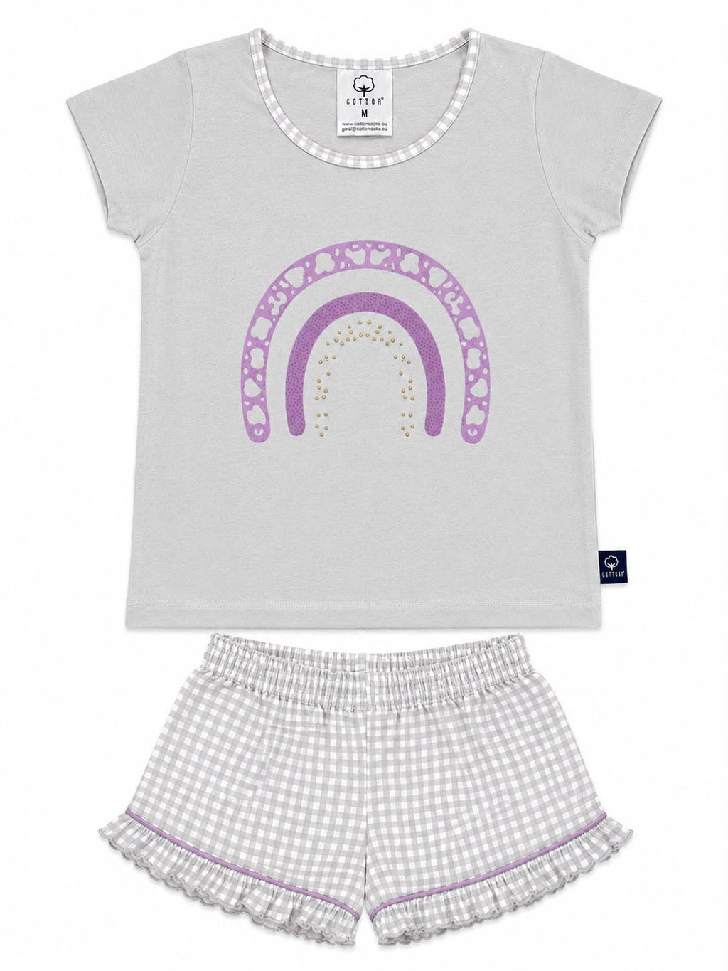 Women's Summer Pajamas Made from 100% Cotton – Rainbow