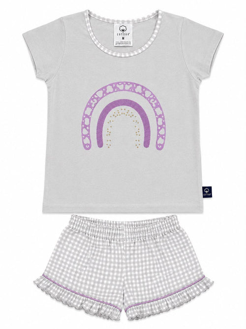 Women's Summer Pajamas Made from 100% Cotton – Rainbow