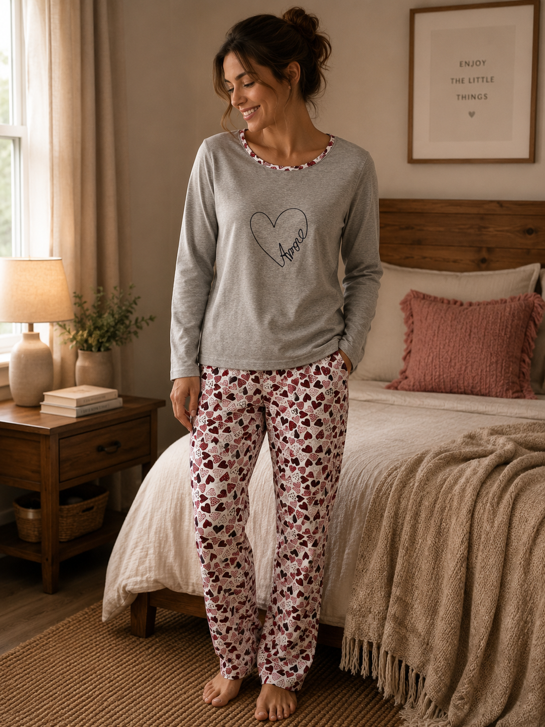 Women's Pajamas 100% Cotton, Non-carded