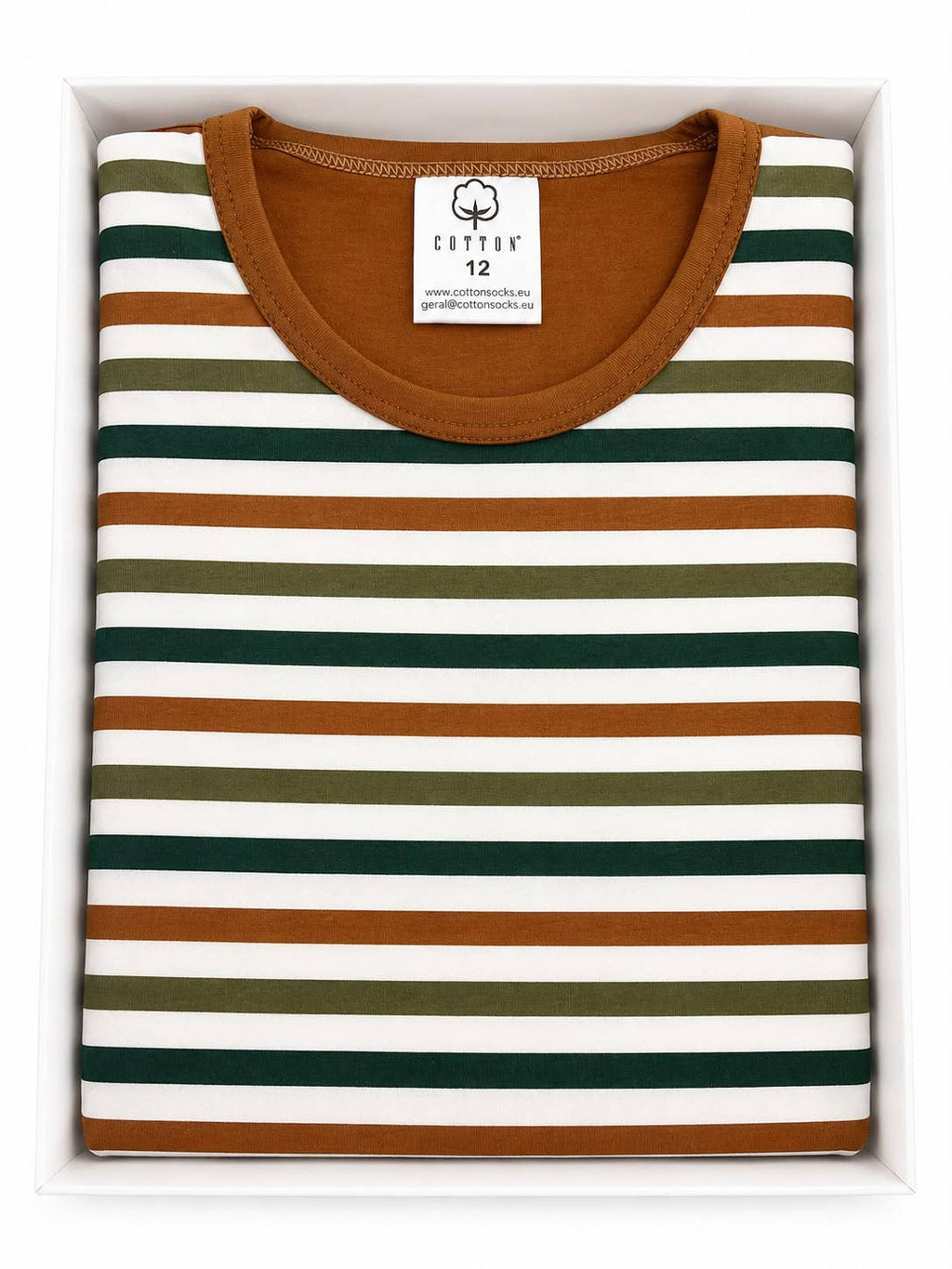 Children's Pajamas 100% Cotton | T-shirt and Shorts: Riscas / 6A