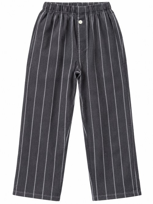Men's 100% cotton pajama bottoms – Long and comfortable
