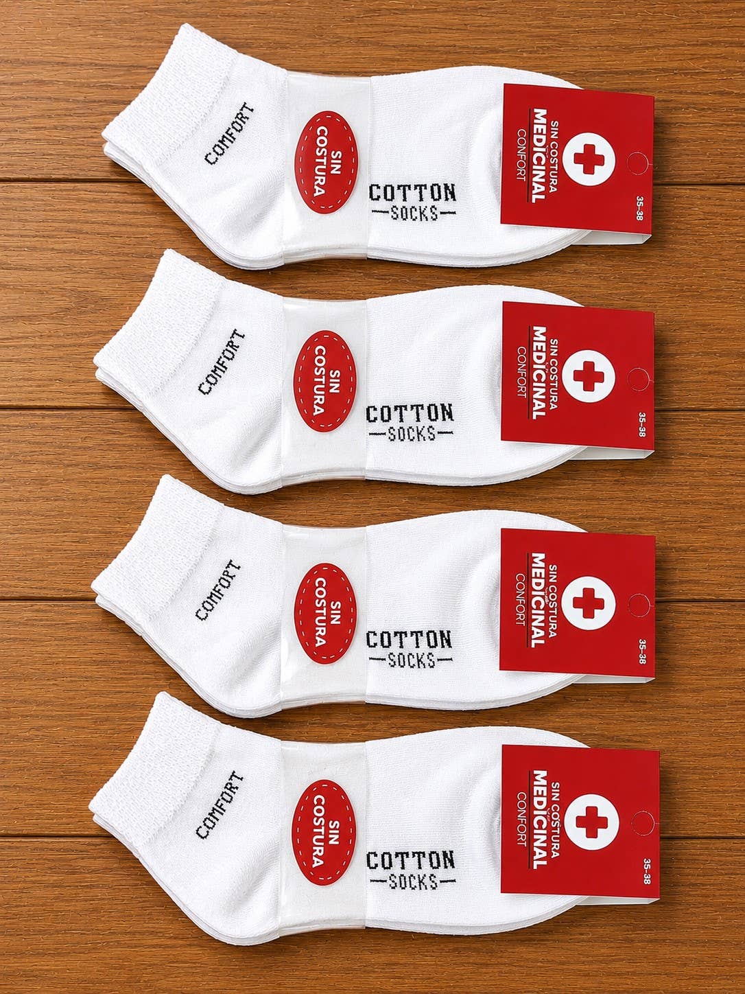 Ref. 31-10/1 – Pack of 12 pairs Medicinal Comfort Ankle Socks